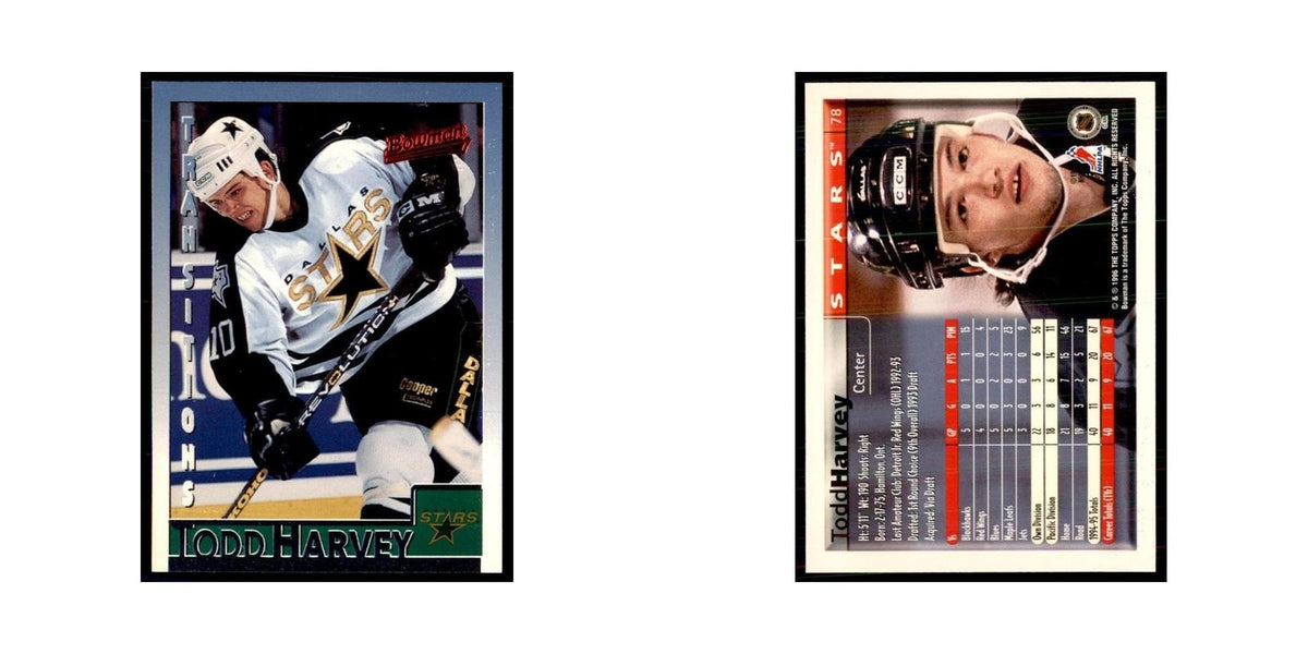 1995 Bowman Todd Harvey Dallas Stars #78