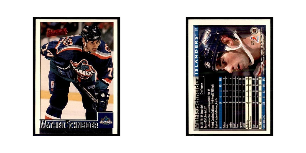1995 Bowman Mathieu Schneider New York Islanders #81
