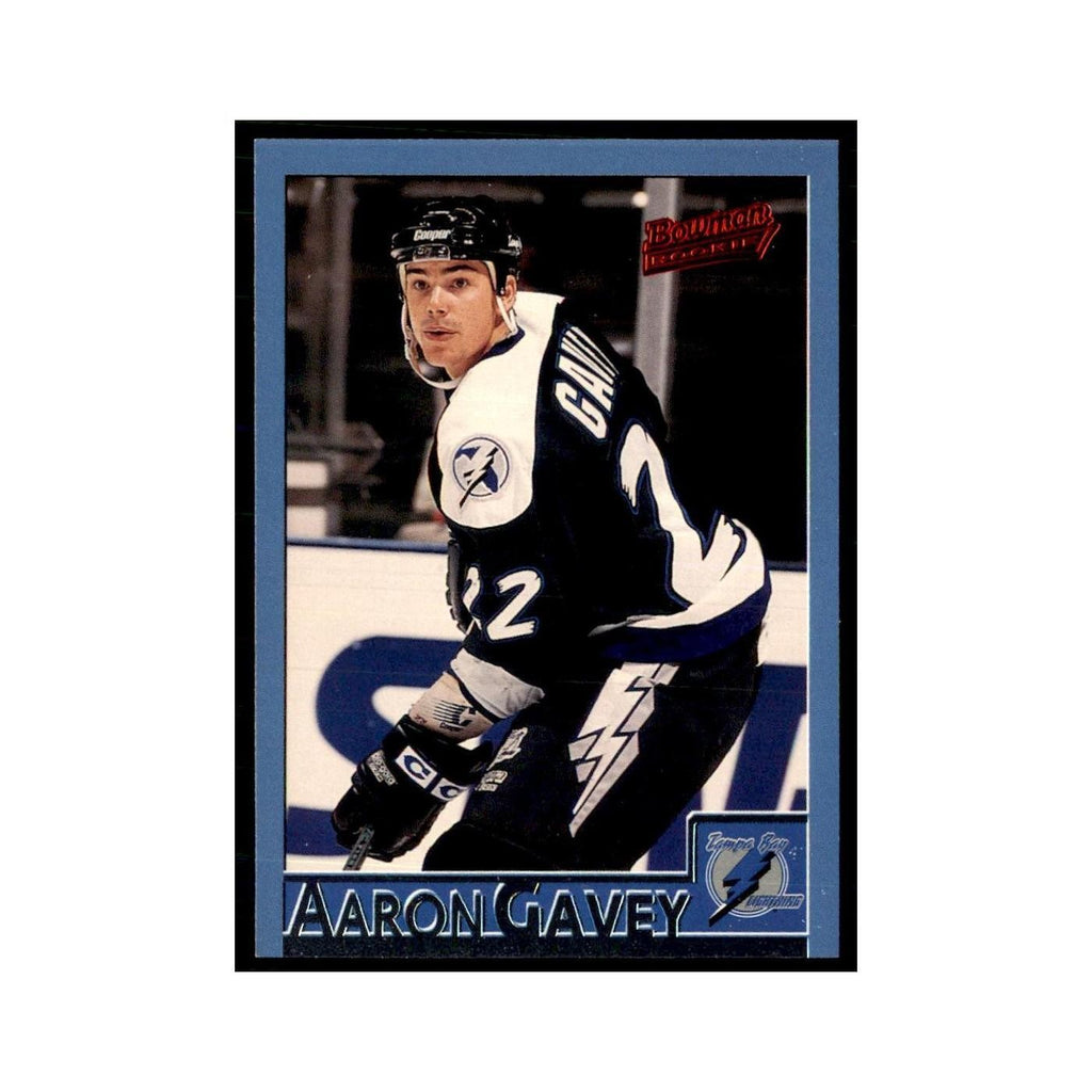 1995 Bowman Aaron Gavey RC Tampa Bay Lightning #121
