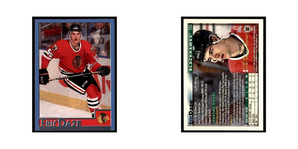 1995 Bowman Eric Daze RC Los Angeles Kings #125