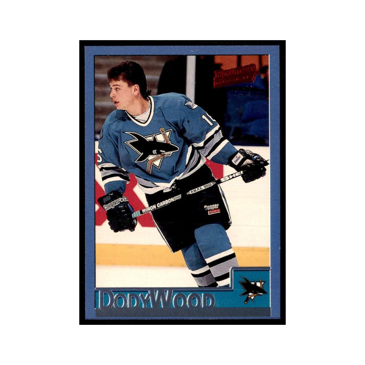 1995 Bowman Dody Wood RC San Jose Sharks #161