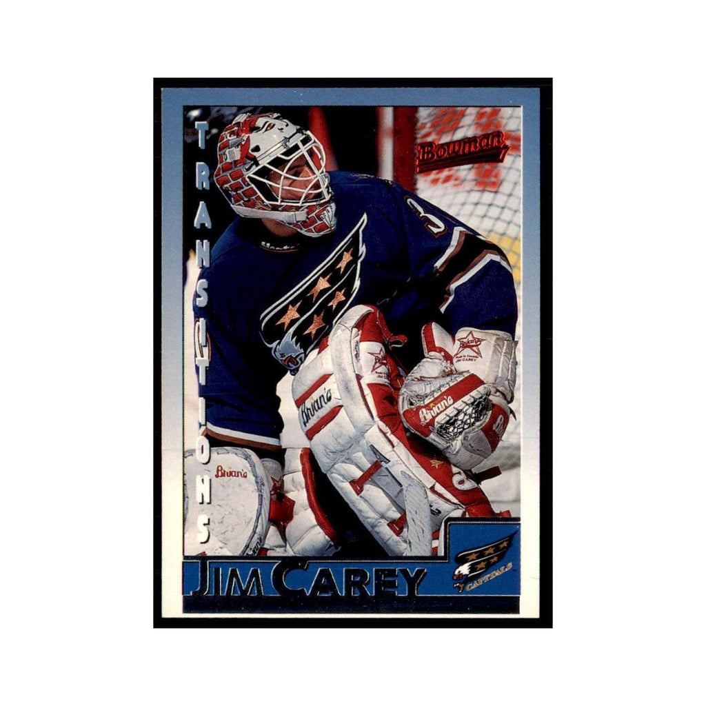 1995 Bowman Jim Carey Washington Capitals #74