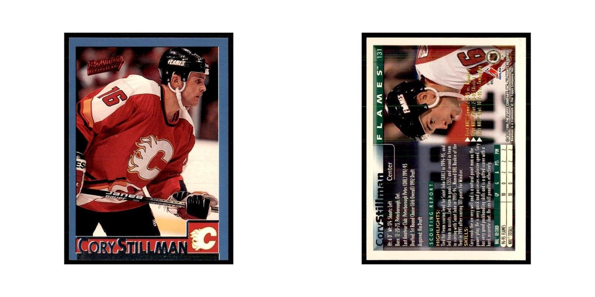 1995 Bowman Cory Stillman RC Calgary Flames #131