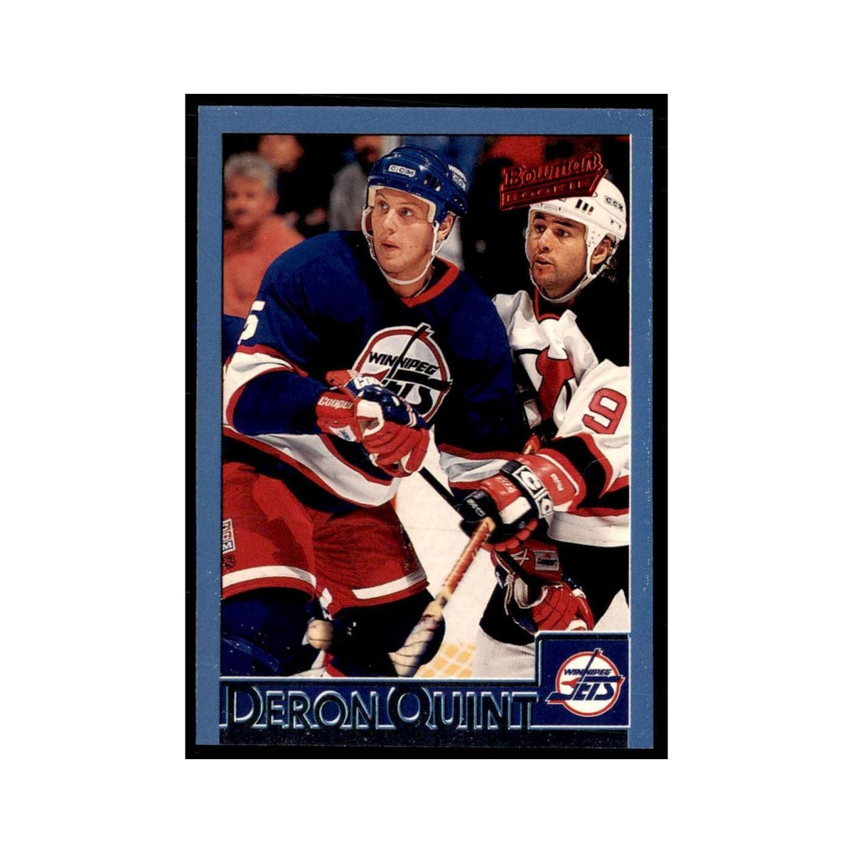 1995 Bowman Deron Quint RC Winnipeg Jets #107