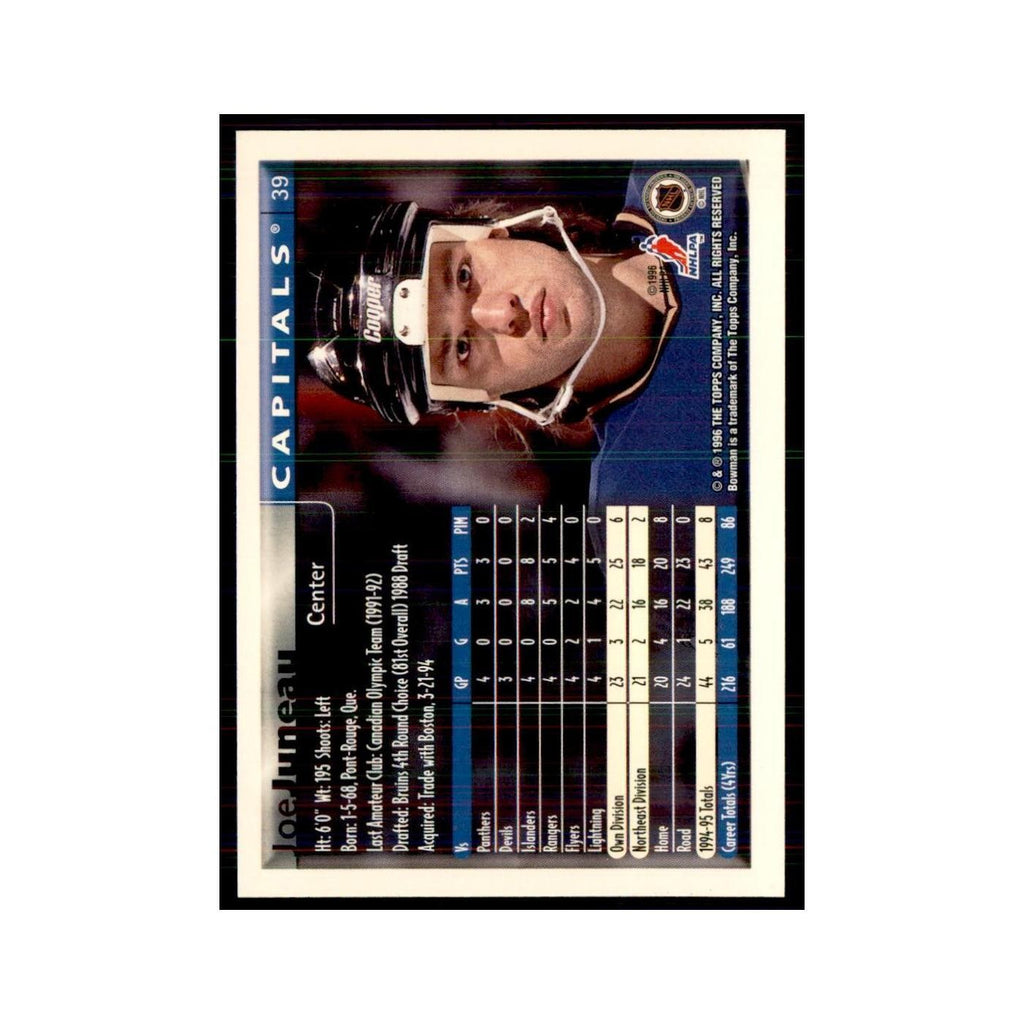 1995 Bowman Joe Juneau Washington Capitals #39