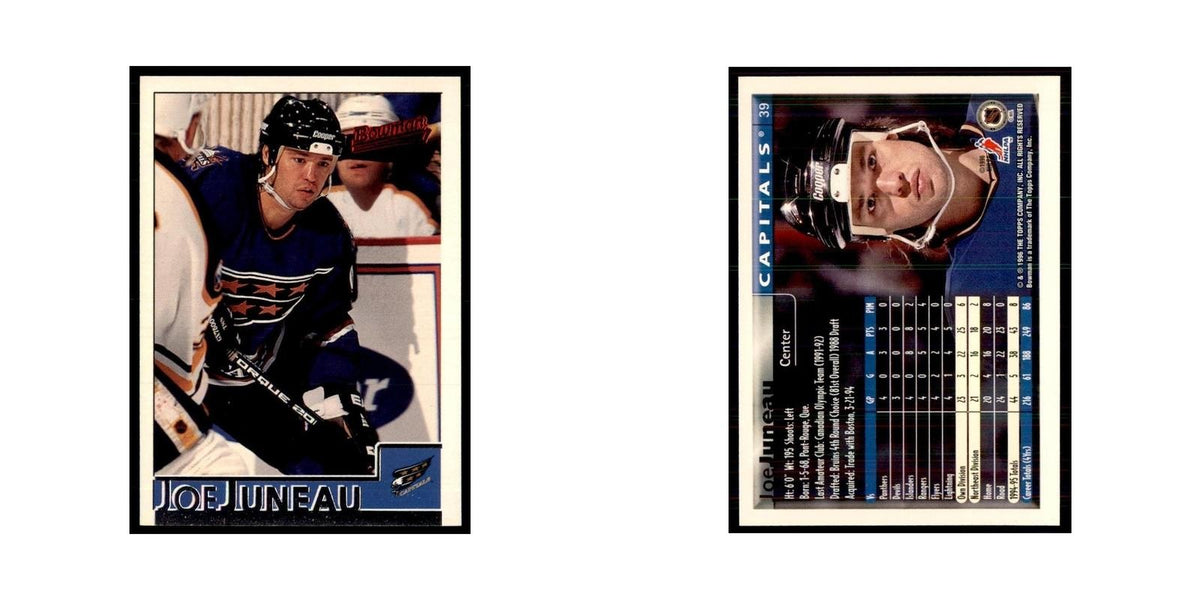 1995 Bowman Joe Juneau Washington Capitals #39