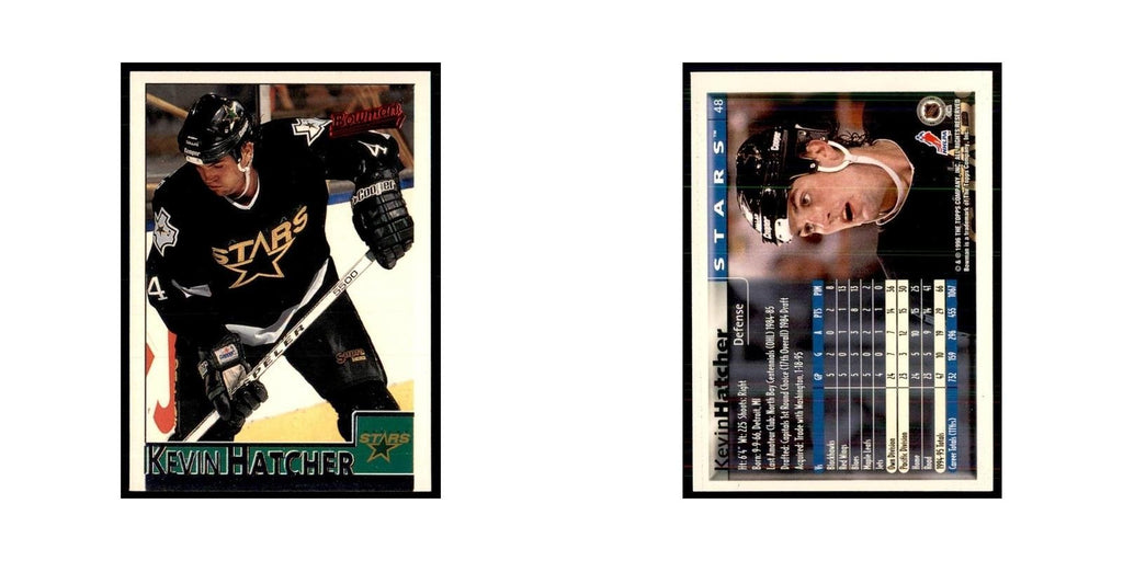 1995 Bowman Kevin Hatcher Dallas Stars #48