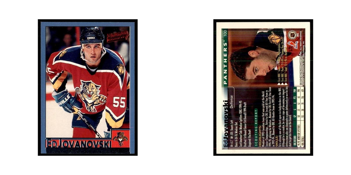 1995 Bowman Ed Jovanovski RC Florida Panthers #100