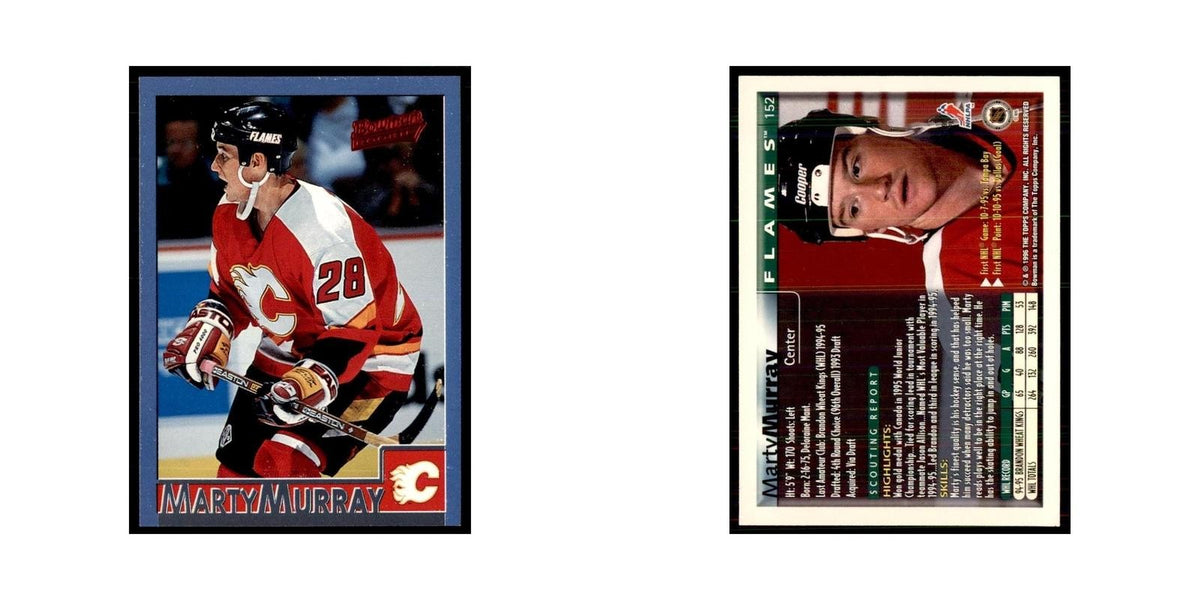 1995 Bowman Marty Murray RC Calgary Flames #152