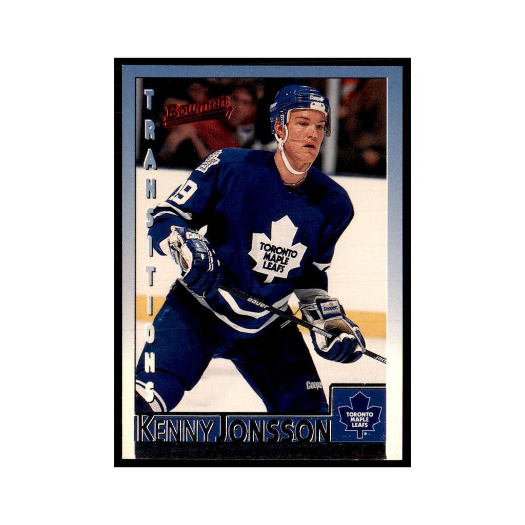 1995 Bowman Kenny Jonsson Toronto Maple Leafs #86