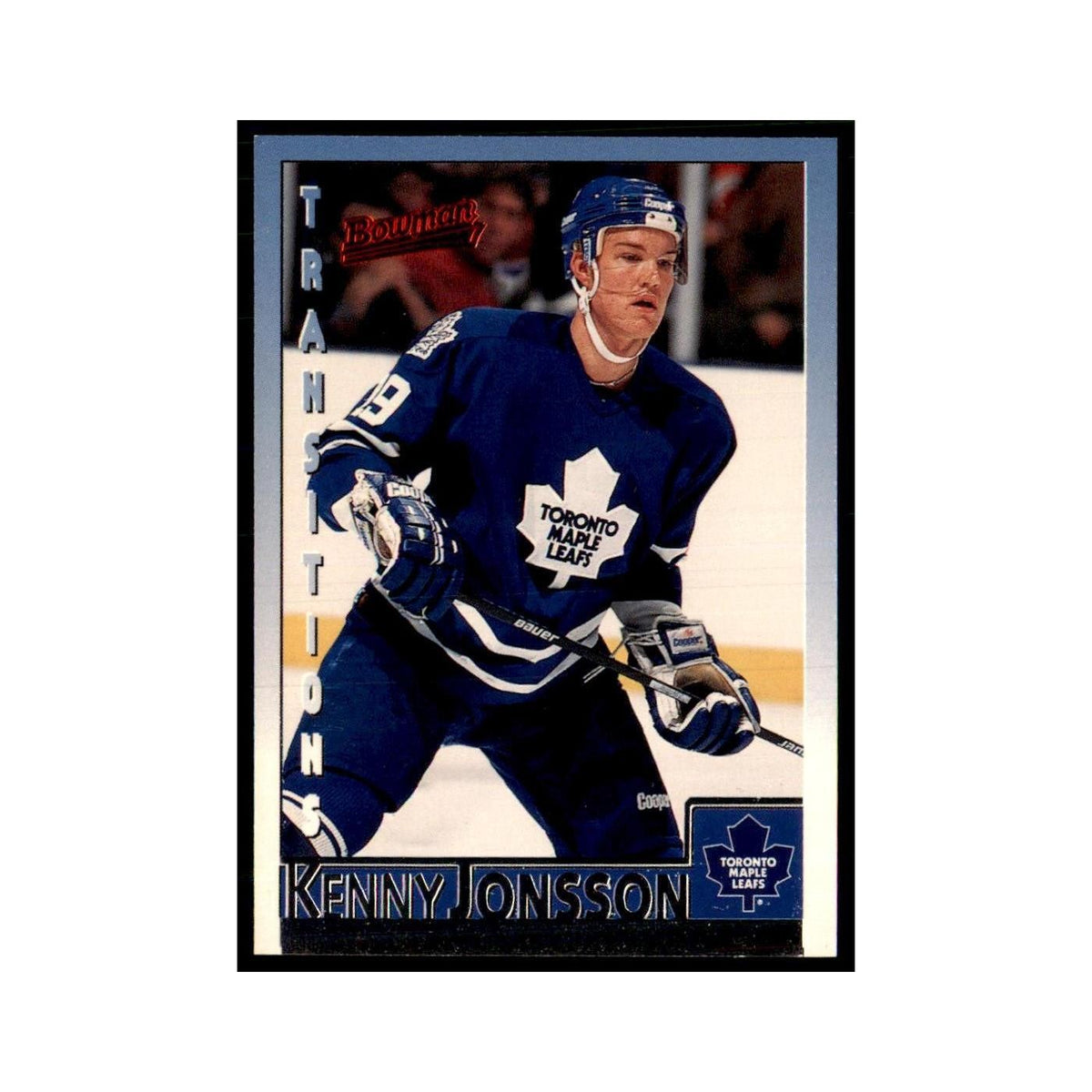 1995 Bowman Kenny Jonsson Toronto Maple Leafs #86