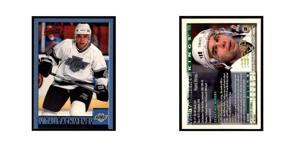 1995 Bowman Vitali Yachmenev RC Los Angeles Kings #115