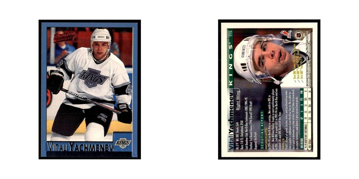 1995 Bowman Vitali Yachmenev RC Los Angeles Kings #115