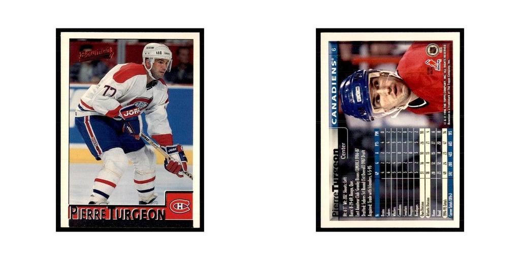 1995 Bowman Pierre Turgeon Montreal Canadiens #6