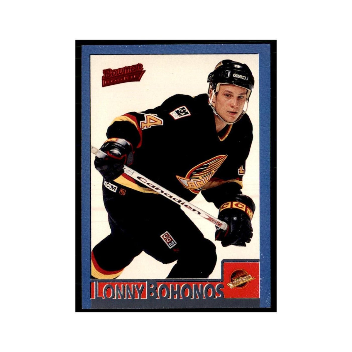 1995 Bowman Lonny Bohonos RC Vancouver Canucks #93