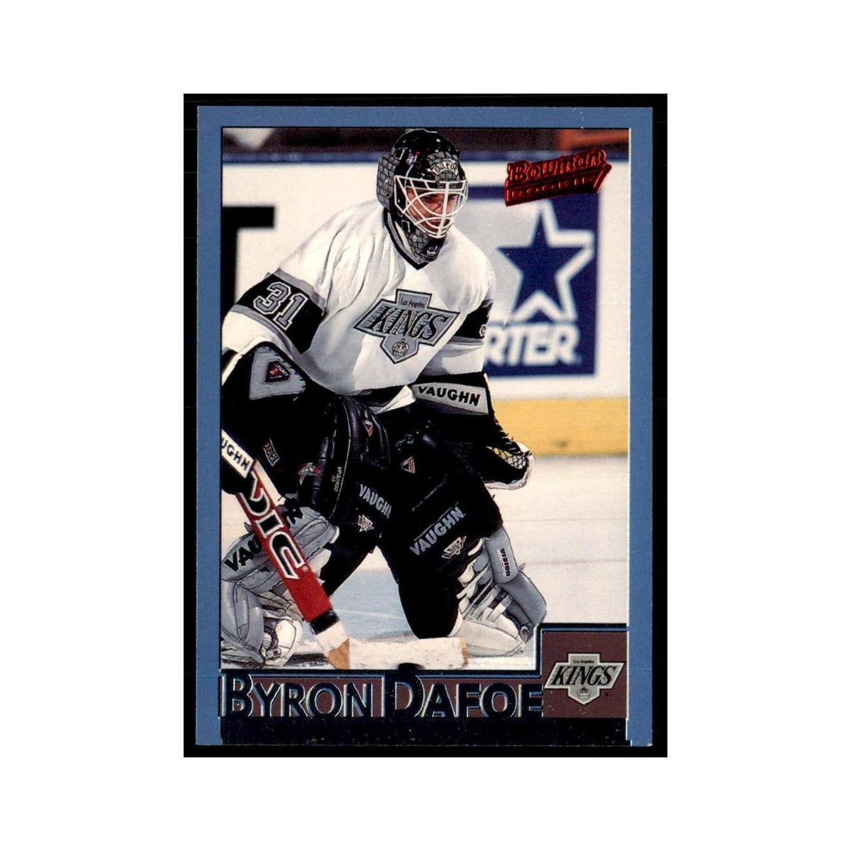 1995 Bowman Byron Dafoe RC Los Angeles Kings #97