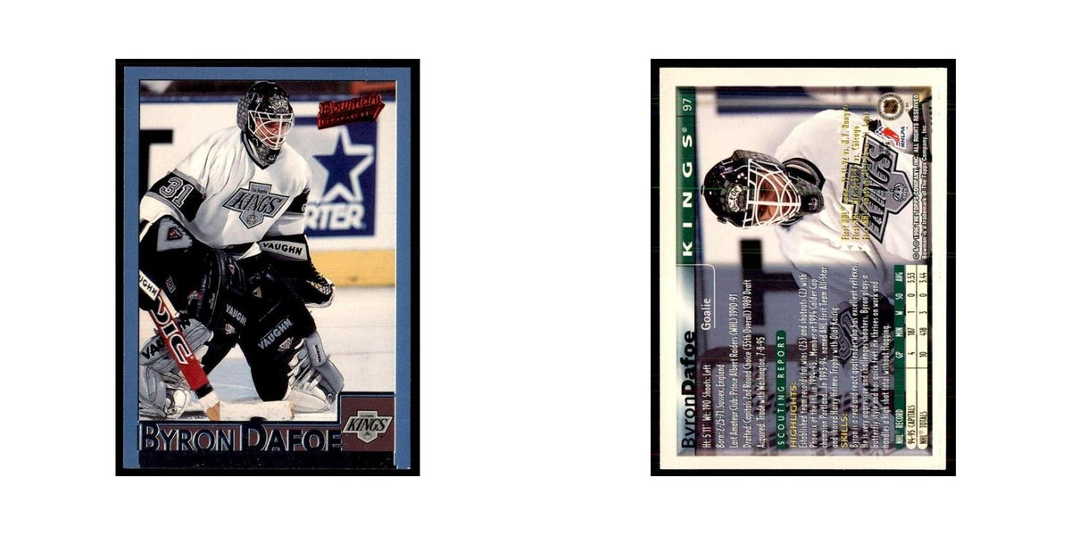 1995 Bowman Byron Dafoe RC Los Angeles Kings #97