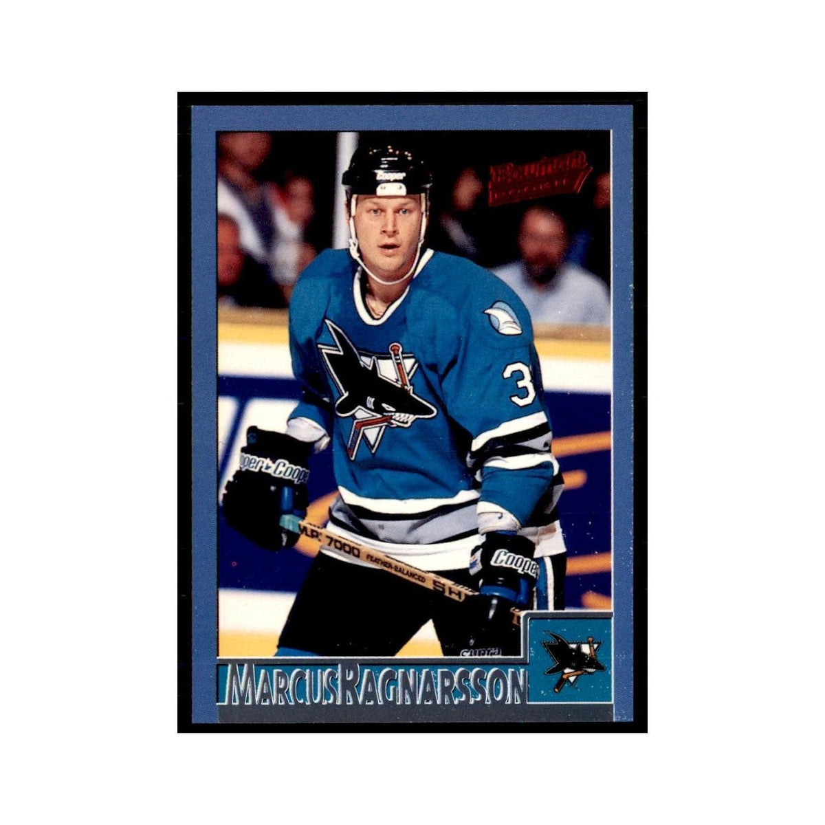 1995 Bowman Marcus Ragnarsson RC San Jose Sharks #111