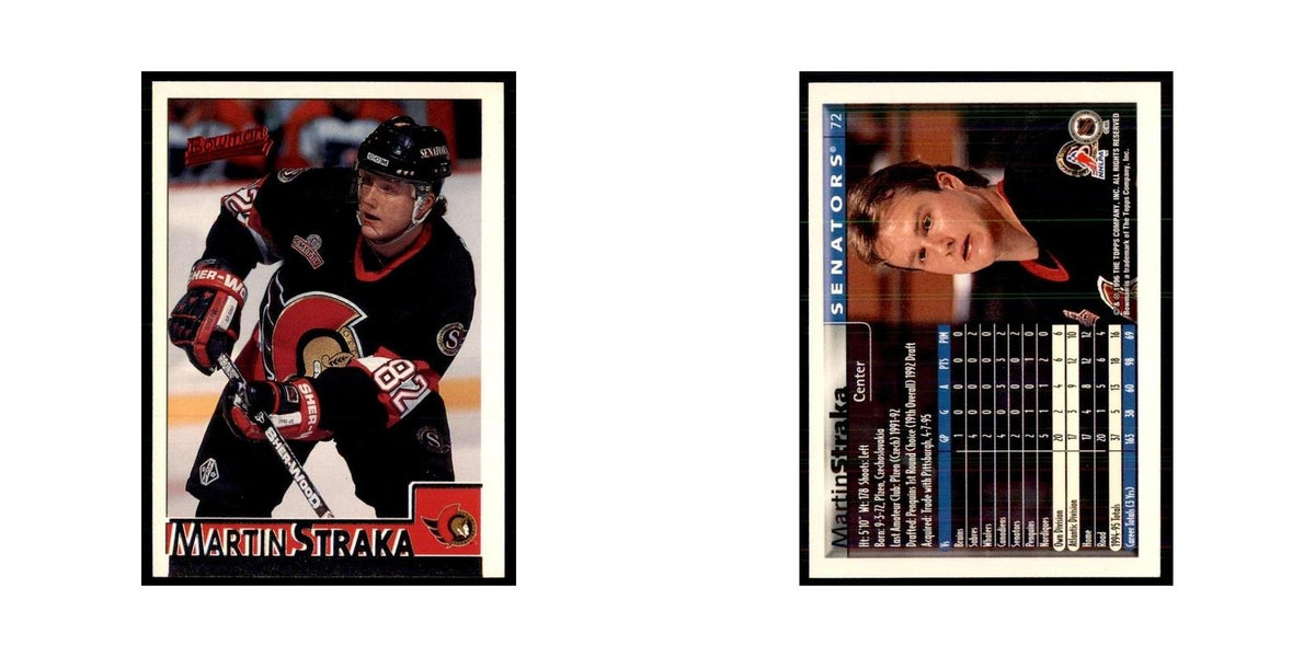 1995 Bowman Martin Straka Ottawa Senators #72