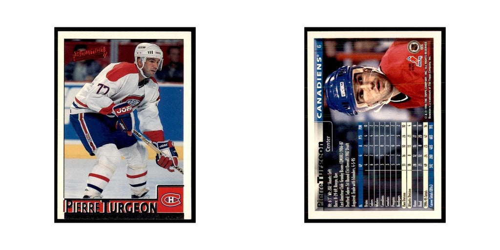 1995 Bowman Pierre Turgeon Montreal Canadiens #6