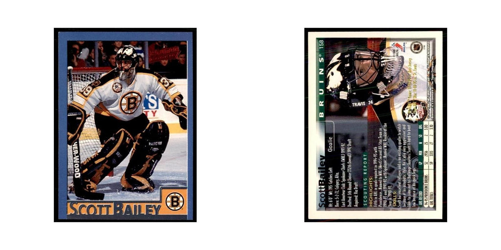 1995 Bowman Scott Bailey RC Boston Bruins #158