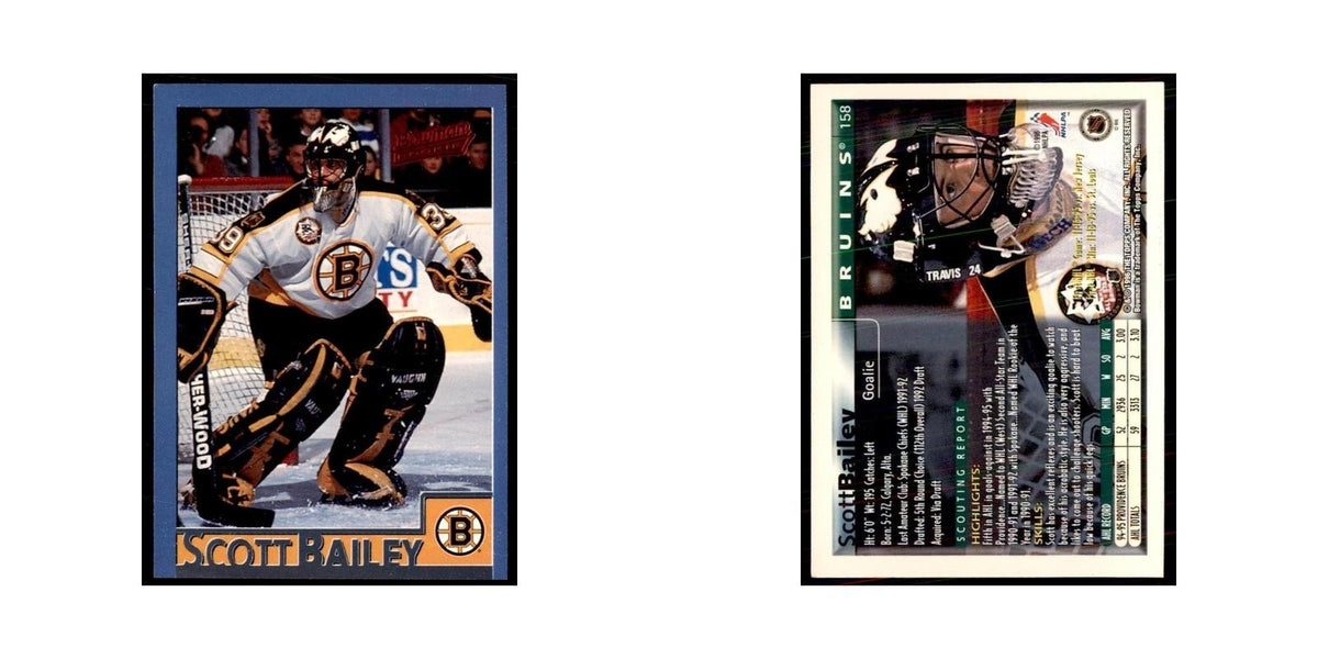 1995 Bowman Scott Bailey RC Boston Bruins #158