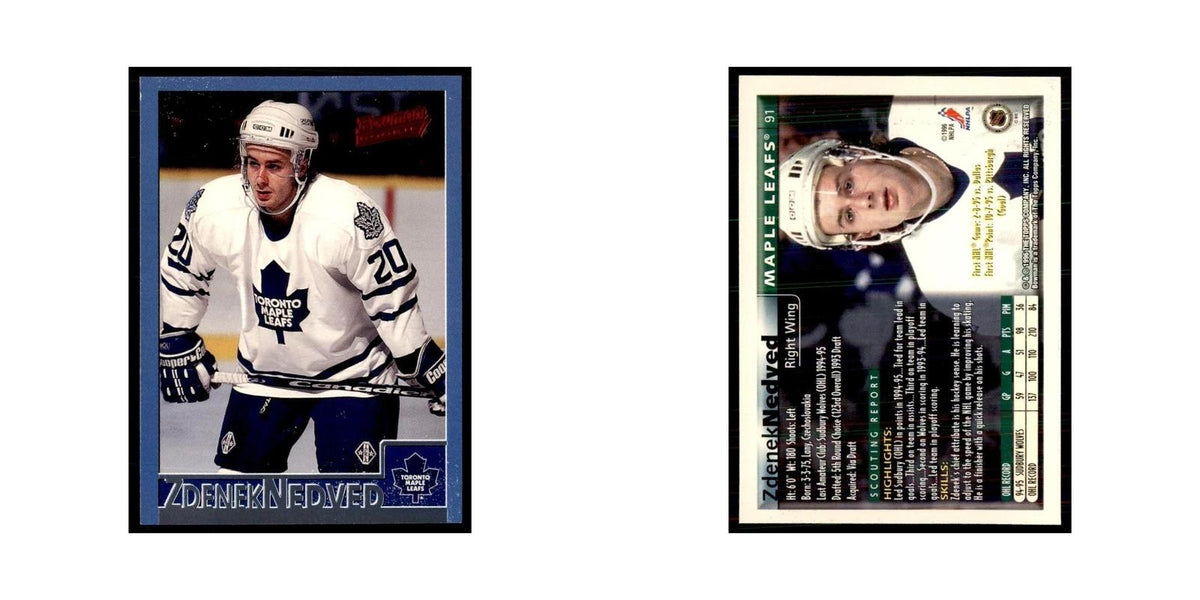 1995 Bowman Zdenek Nedved RC Toronto Maple Leafs #91