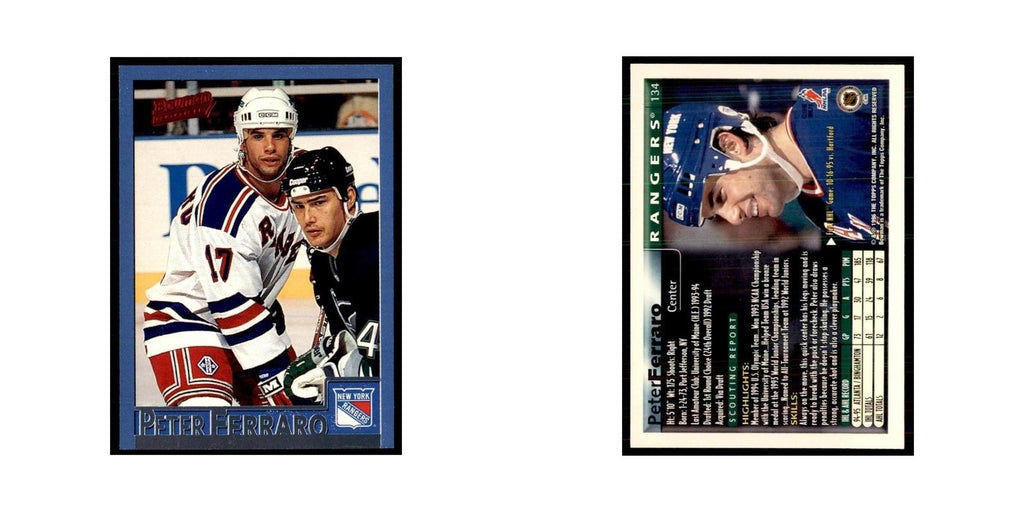 1995 Bowman Peter Ferraro RC New York Rangers #134