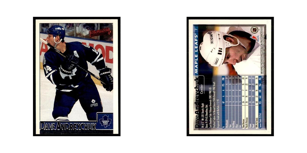 1995 Bowman Dave Andreychuk Toronto Maple Leafs #7