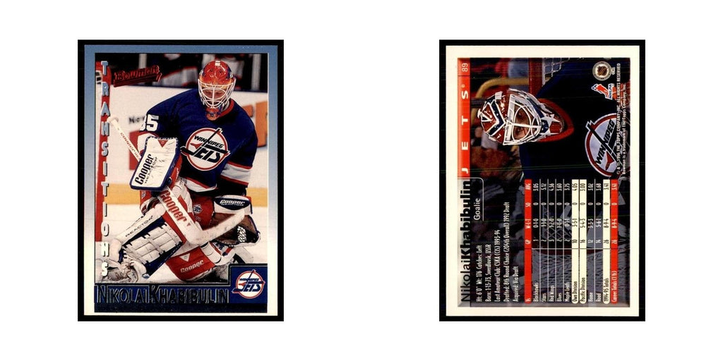 1995 Bowman Nikolai Khabibulin Winnipeg Jets #89