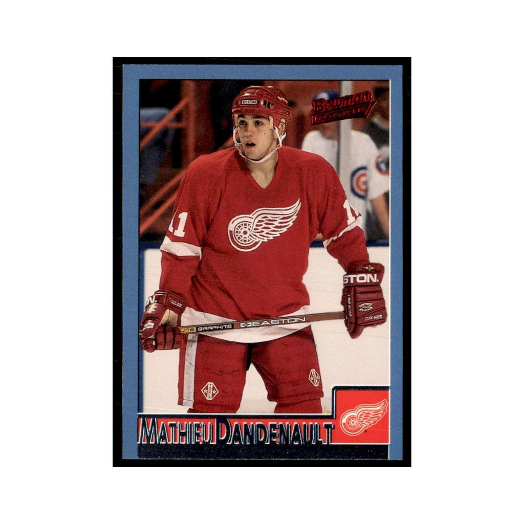 1995 Bowman Mathieu Dandenault RC Detroit Red Wings #114
