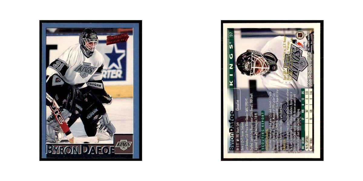 1995 Bowman Byron Dafoe RC Los Angeles Kings #97