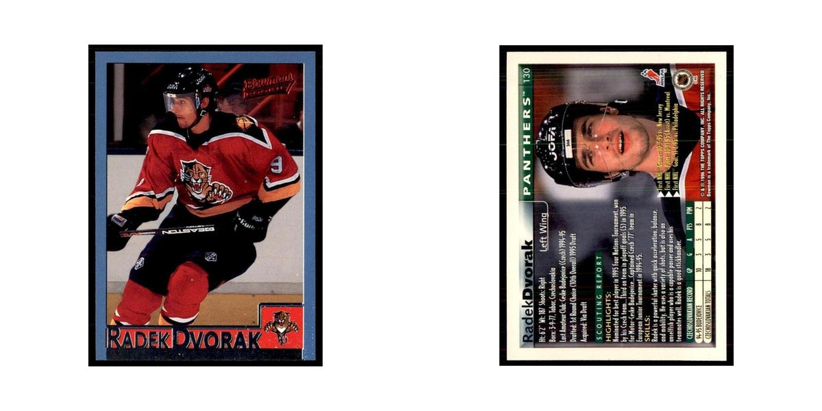1995 Bowman Radek Dvorak RC Florida Panthers #130
