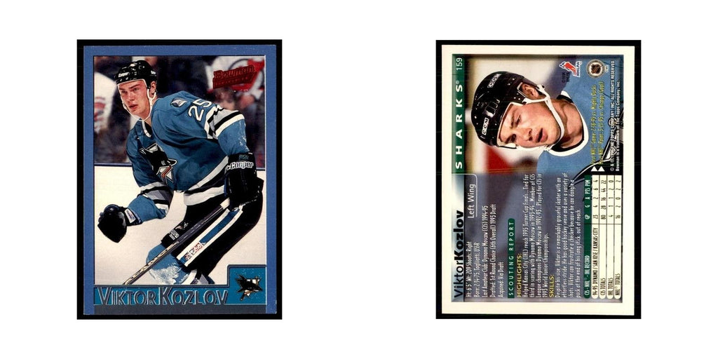 1995 Bowman Viktor Kozlov RC San Jose Sharks #159