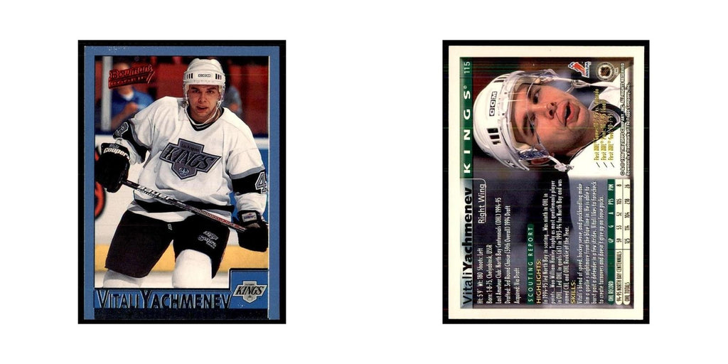 1995 Bowman Vitali Yachmenev RC Los Angeles Kings #115