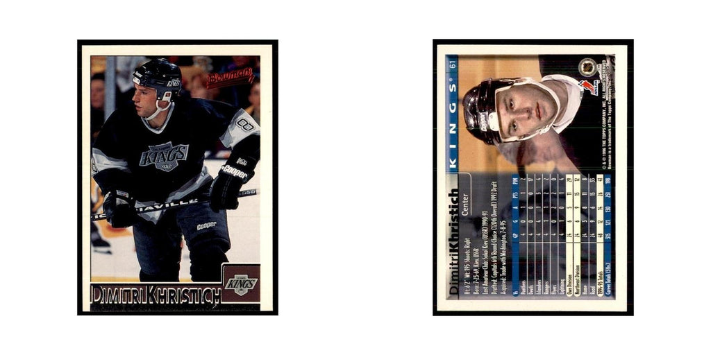 1995 Bowman Dmitri Khristich Los Angeles Kings #61