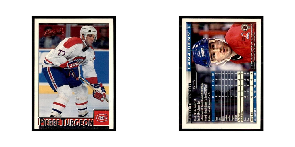 1995 Bowman Pierre Turgeon Montreal Canadiens #6
