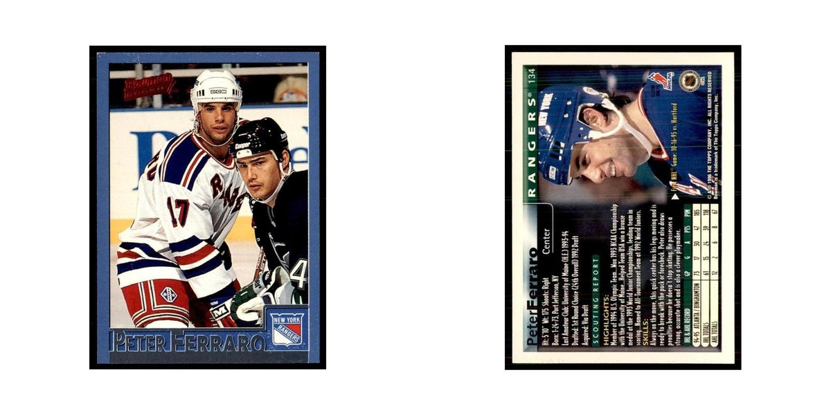 1995 Bowman Peter Ferraro RC New York Rangers #134
