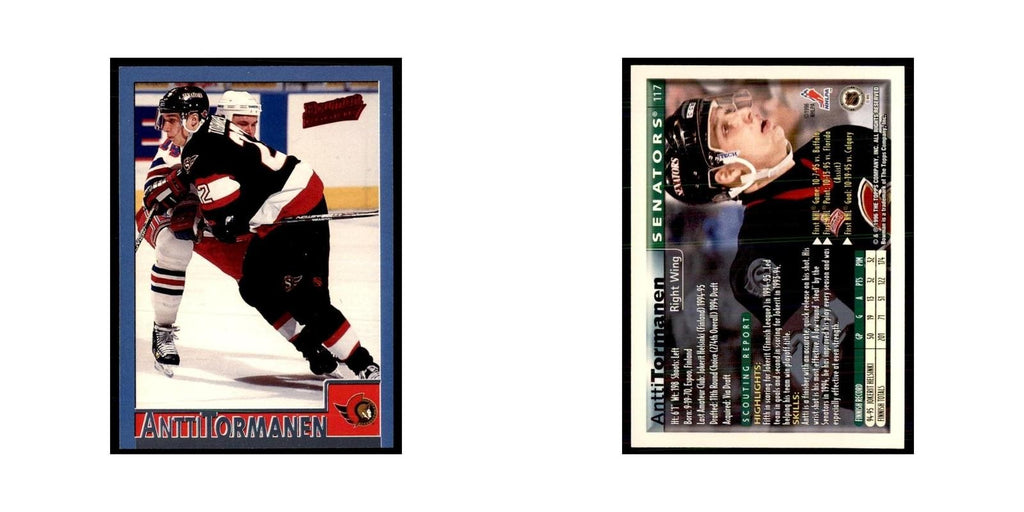1995 Bowman Antti Tormanen RC Ottawa Senators #117