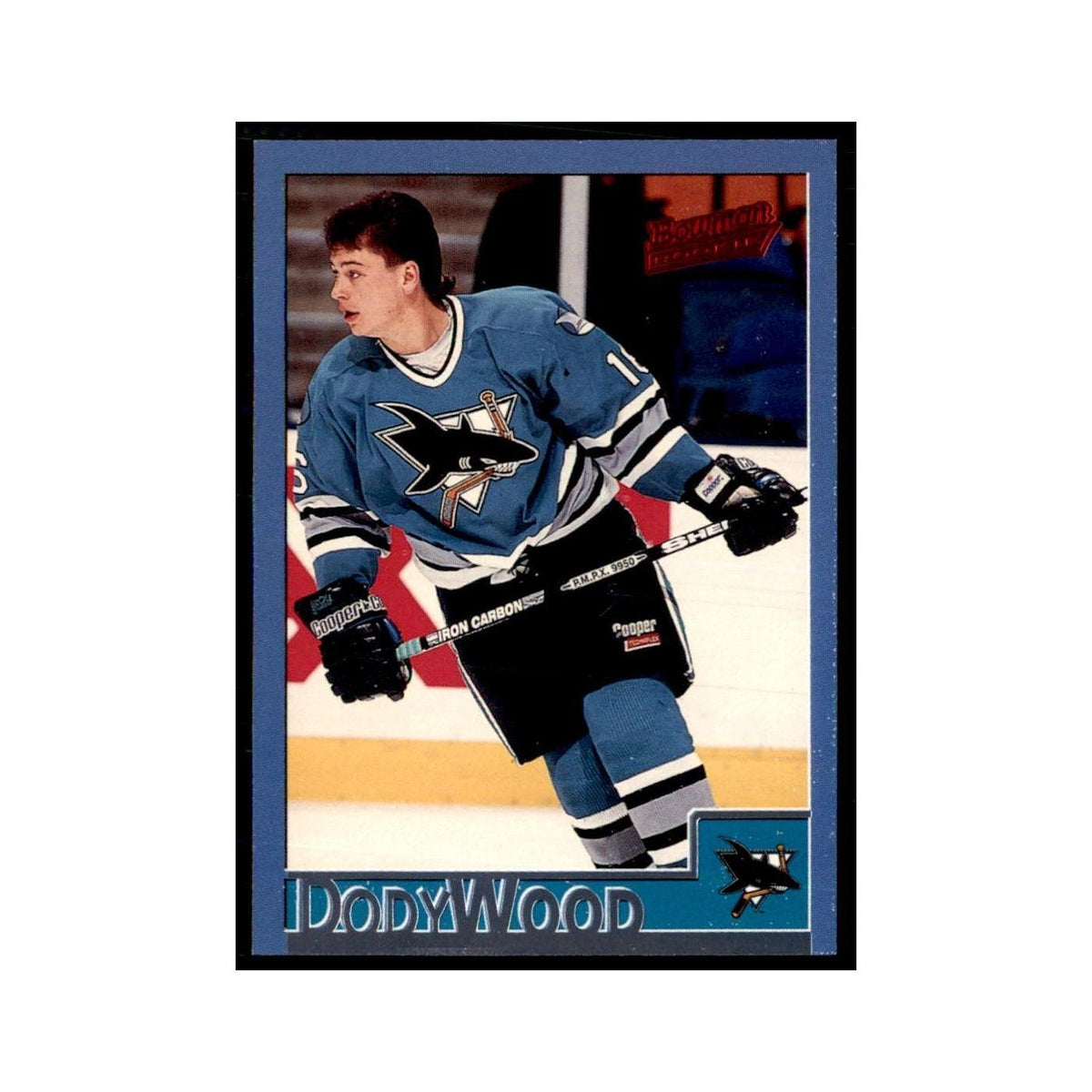 1995 Bowman Dody Wood RC San Jose Sharks #161