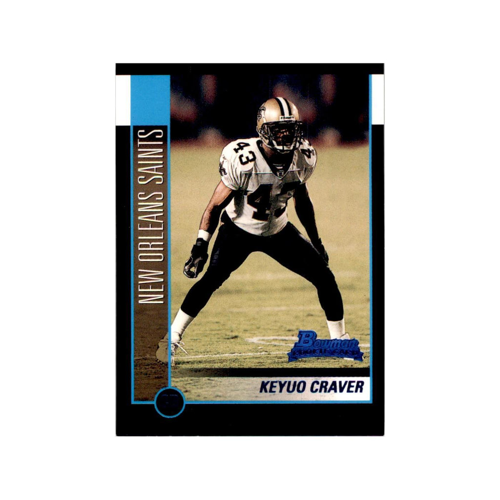 2002 Bowman Keyuo Craver RC Football Cards #254