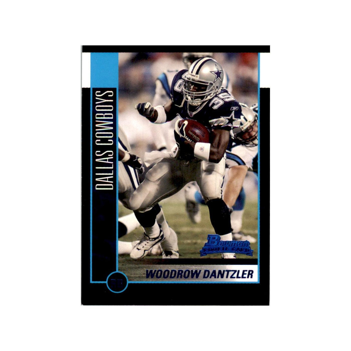 2002 Bowman Woodrow Dantzler RC Football Cards #257