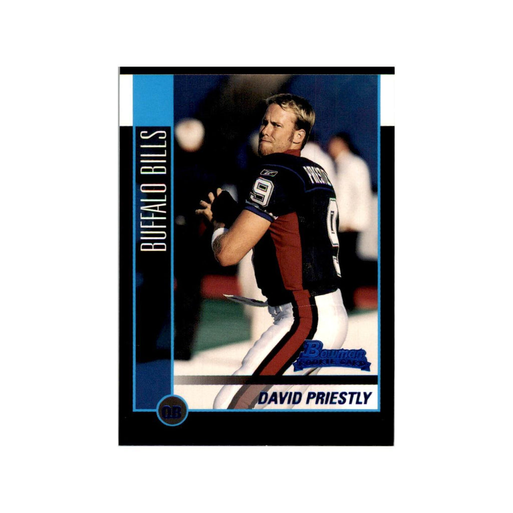2002 Bowman David Priestley RC Football Cards #210