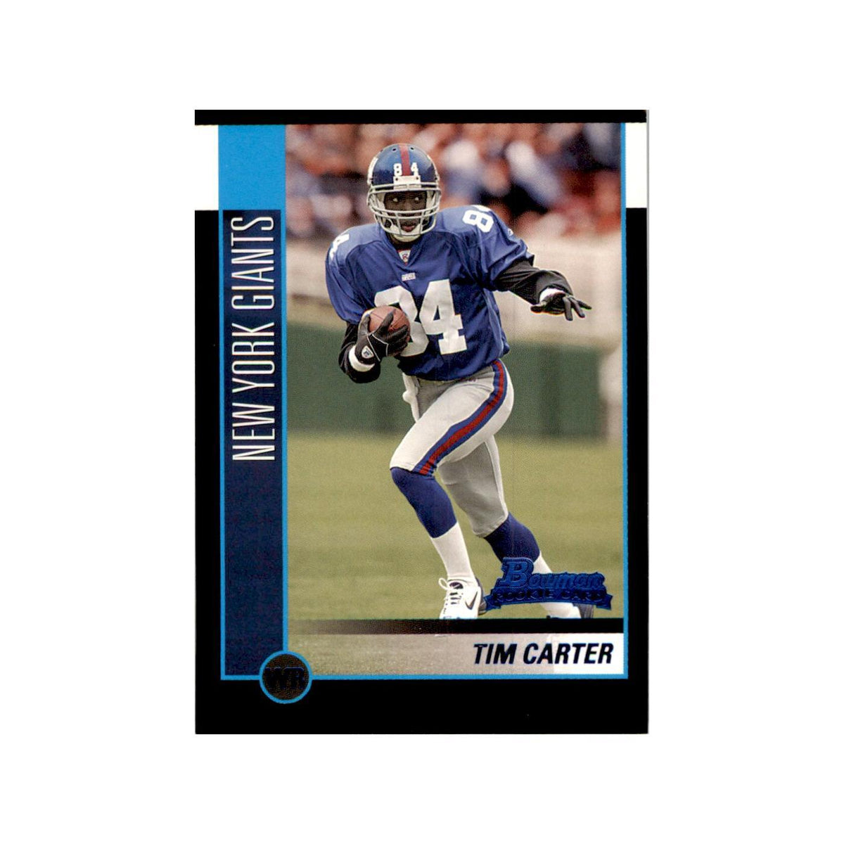 2002 Bowman Tim Carter RC Football Cards #158