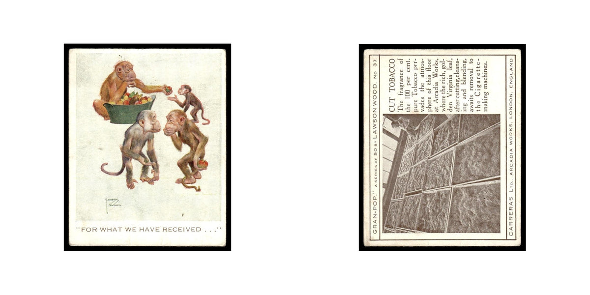 For What We Have Received 1934 Carreras Gran Pop Lawson Wood #37 VG