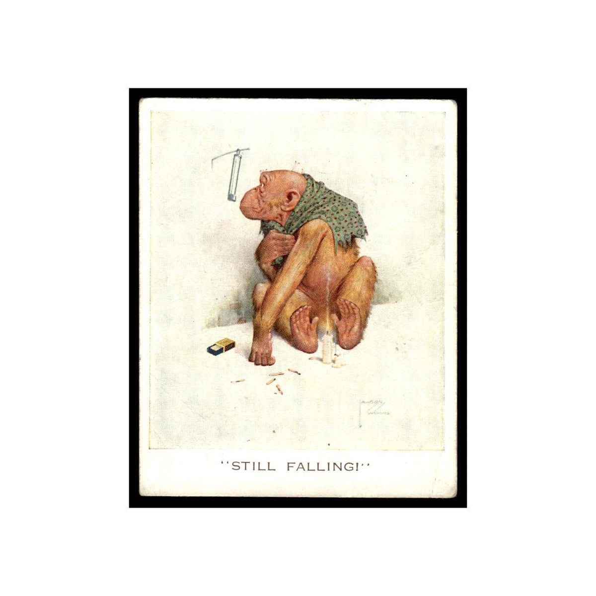 Still Falling 1934 Carreras Gran Pop Lawson Wood #6 Baseball Card VG
