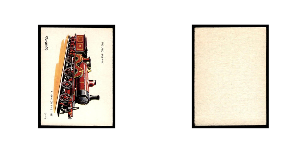 Midland Railway 1976 Caramac Railway Locomotives #38 Baseball Card EX