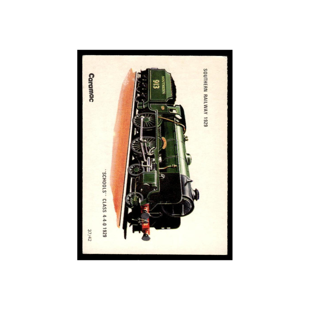 Southern Railway 1929 1976 Caramac Railway Locomotives #37 Baseball Card EX