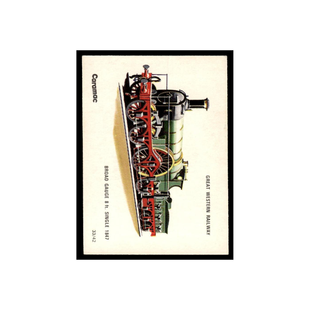 Great Western Railway 1976 Caramac Railway Locomotives #33 Baseball Card EX