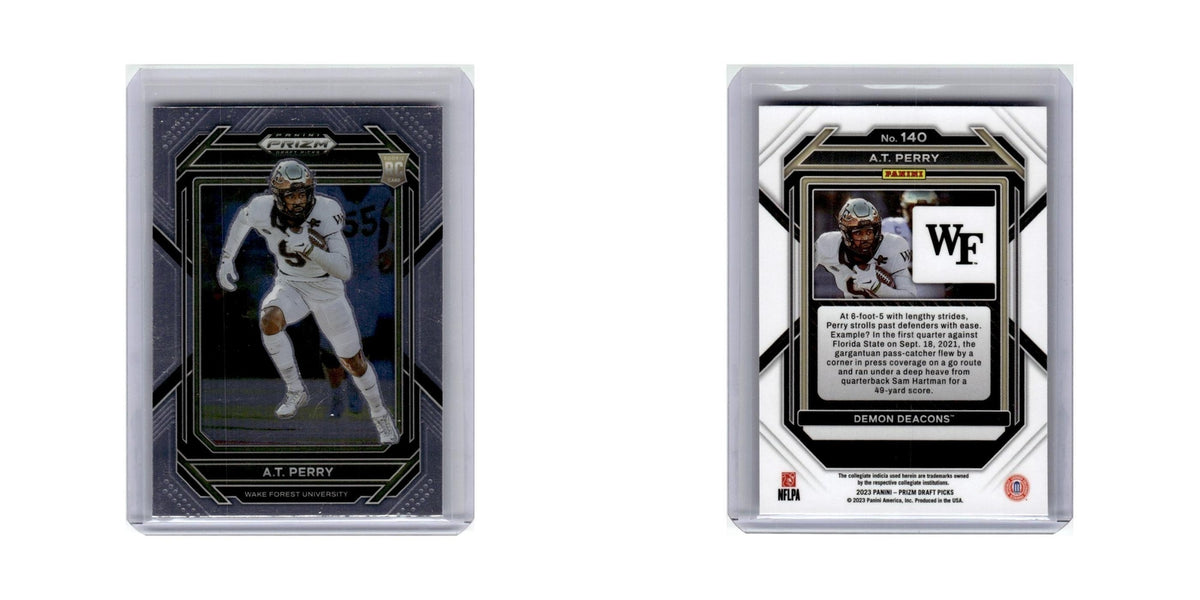 A.T. Perry 2023 Panini Prizm Draft Picks #140 Football Card NM